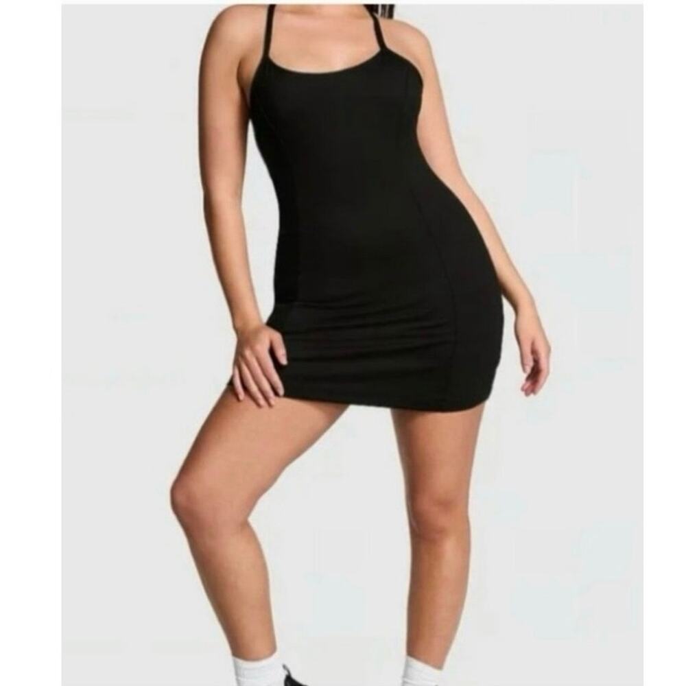 Victoria’s Secret PINK Ultimate Active Dress Black Sz Womens XL Athleisure Sport